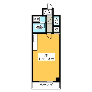 市谷左内町レジデンス【4階】の間取り