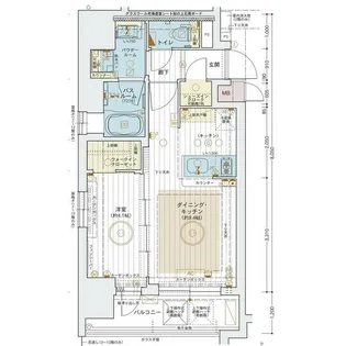 エステムコート新神戸2駅前山手【7階】の間取り