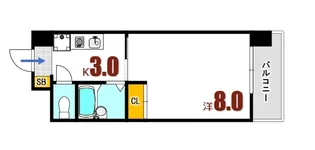 カーサ幸【2階】の間取り