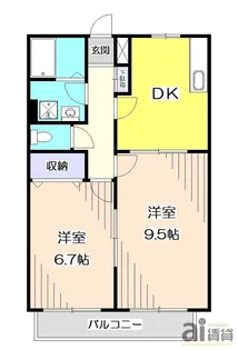 ヒラソール マルセイI【2階】の間取り