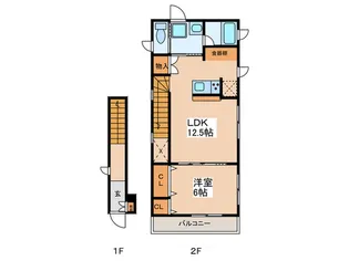 グレイスコート【2階】の間取り