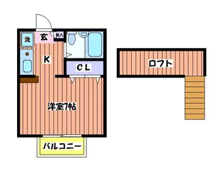 ルグラン立川【2階】の間取り