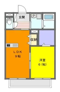クレアール【1階】の間取り