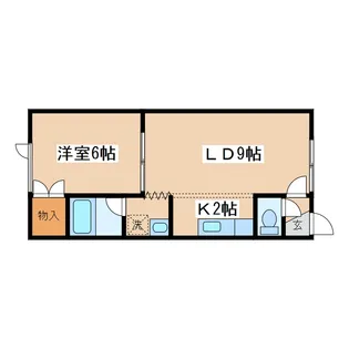 リベルテ【2階】の間取り