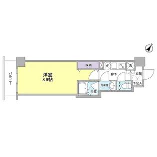 ジェイフラッツ初台【2階】の間取り