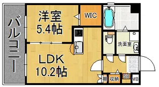 ヴェルフルール【4階】の間取り
