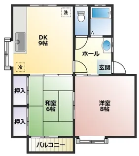 マインハイム あじさい【1階】の間取り