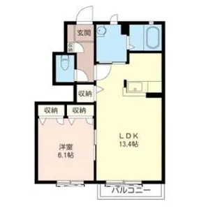 ステラリオーネ A【1階】の間取り