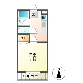 ジブリールN【2階】の間取り