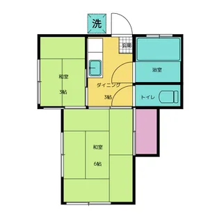 ツルミハイツ【2階】の間取り