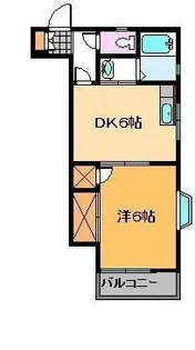 メゾンEX【1階】の間取り