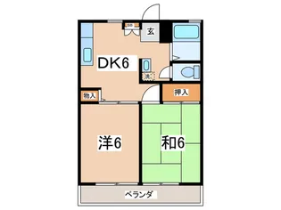 サンビレッジ瀬谷B【1階】の間取り