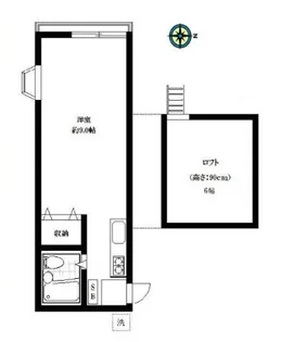 コーポオリンピア【2階】の間取り