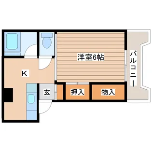 岩沼駅前KSビル【2階】の間取り