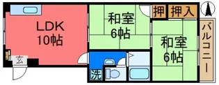 第3ハイツカトレア【3階】の間取り