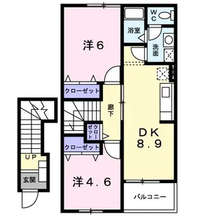 ドゥ メゾンA【2階】の間取り