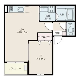 Jack tokonameminatoI【3階】の間取り