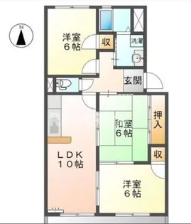 ロベリア山崎【2階】の間取り