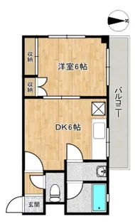 ハイリッジタワーズI【2階】の間取り