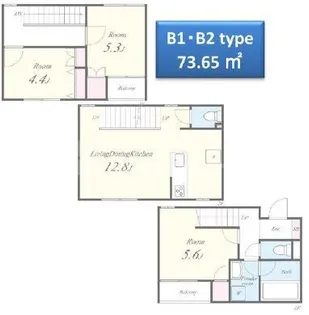 仮称)ミ・パティオA棟の間取り