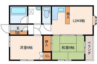 セントラルマンション【2階】の間取り