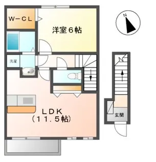 ピルツ【2階】の間取り