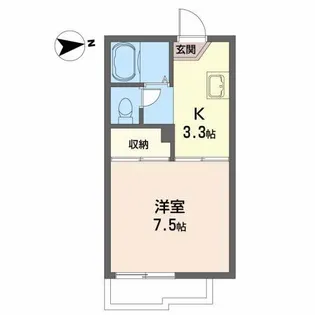 壱番館【2階】の間取り