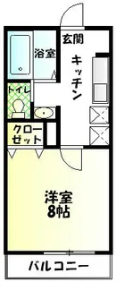 グランデ老松町【1階】の間取り
