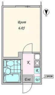 アーニィ中野【1階】の間取り