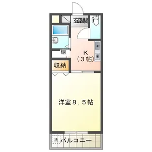 エル花園【6階】の間取り