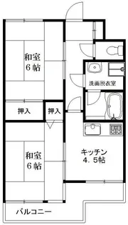 ラ・ボン・ファミイユ【4階】の間取り