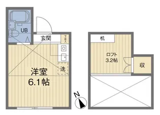 my plan東高円寺【2階】の間取り