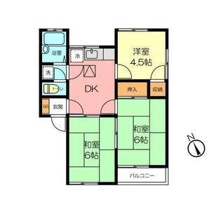 コーポ長澤【2階】の間取り