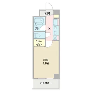 メイゾンサンセール【1階】の間取り