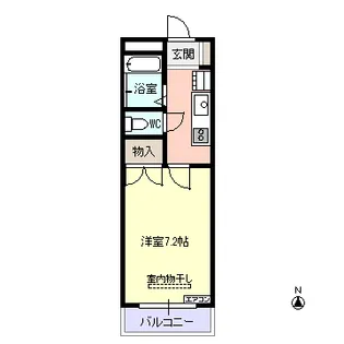 ラ・フランボワーズ【3階】の間取り