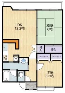 ポレスター松江学園通り【5階】の間取り