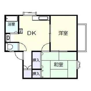 森ヶ丘第2ハイツ【2階】の間取り