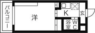 岩井橋ロイヤルハイツ【12階】の間取り