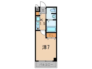 エスクイ-ナ西宮北口【2階】の間取り