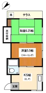 サンビレイ6【1階】の間取り