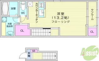 マイグラン楓【2階】の間取り