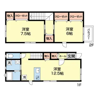 HOLE IN ONE水沢の間取り