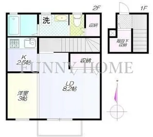 ラス・フローレンス【2階】の間取り