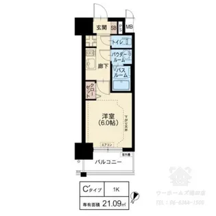 スプランディッド新大阪WEST【10階】の間取り