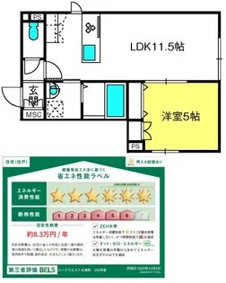 パークウェスト北浦和【1階】の間取り