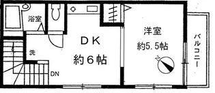 フラット野沢No.3【2階】の間取り