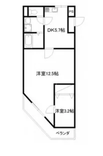 ハイツ・リヴ【3階】の間取り