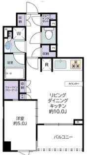 サンウッド赤坂丹後町【5階】の間取り