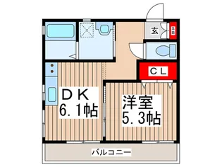 シノパレス【2階】の間取り