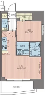 プレジオ池袋NORTH【2階】の間取り